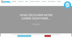 Desktop Screenshot of bonnel-chauffage.fr